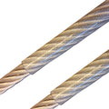 Plastifizierter Edelstahldraht 3/4 mm pro 5 Meter