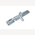 Vorhängeschlossriegel horizontal 100 mm Edelstahl