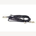 Hundeleine Anthrazit 5 Meter dreifach verstellbar aus Messing