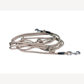 Hundeleine braun 5 Meter dreifach verstellbar aus Edelstahl