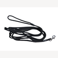 Hundeleine schwarz 5 Meter mit Edelstahlkarabiner