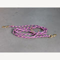 Hundeleine Mädchen 5 Meter verstellbar, 2 Messingkarabiner