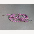 Hundeleine Mädchen 5 Meter verstellbar, 2 verzinkte Karabiner