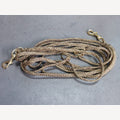 Hundeleine Gold 5 Meter verstellbar 2 Messingkarabiner