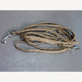 Hundeleine Gold 5 Meter verstellbar 2 verzinkte Karabiner