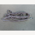 Hundeleine Navy 5 Meter verstellbar, 2 Karabinerhaken aus Edelstahl