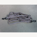 Hundeleine Navy 5 Meter verstellbar 2 schwarze Karabiner