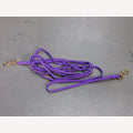 Hundeleine Lila 5 Meter verstellbar 2 Messingkarabiner