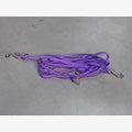 Hundeleine Lila 5 Meter verstellbar 2 verzinkte Karabiner