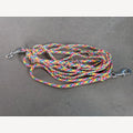 Hundeleine Rainbow 5 Meter verstellbar, 2 Karabinerhaken aus Edelstahl