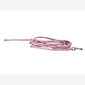Hundeleine beige/rosa 4 Meter mit Messing-Karabinerhaken