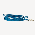 Hundeleine blau 5 Meter mit Messingkarabiner