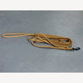 Hundeleine Karamell 5 Meter mit schwarzem Karabinerhaken