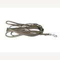 Hundeleine Jagdgrün 3 Meter mit Karabinerhaken aus Edelstahl