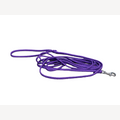 Hundeleine lila 4 Meter mit Edelstahlkarabiner