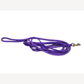 Hundeleine lila 5 Meter mit Karabinerhaken aus Messing