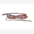 Hundeleine Regenbogen 4 Meter mit Messingkarabiner