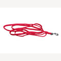 Hundeleine rot 4 Meter mit Karabinerhaken aus Messing