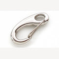 Karabiner Edelstahl 50 mm oval mit Feder