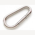 Karabiner Edelstahl 60mm eiförmig