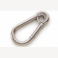 Edelstahlkarabiner 70 mm mit Ring