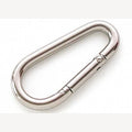 Karabiner Edelstahl 80mm eiförmig