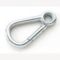 Verzinkter Karabiner 70 mm mit fester Öse