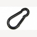 Karabiner schwarz verzinkt 70 mm