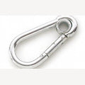 Karabiner 100 mm verzinkt mit Ring