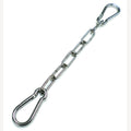 Edelstahl-Kettenverlängerung 20 cm mit 2 Edelstahl-Karabinern