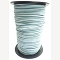Elastische Kordel auf Rolle 3mm hellblau/grau