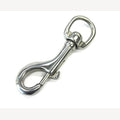Musketon-Haken aus Edelstahl 90 mm mit 19 mm Drehgelenk