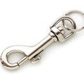 Musketonhaken mit Ringöffnung 7,5 mm vernickelt