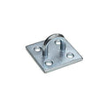Verzinkte Wandplatte 40x40 mm mit Öse