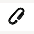 Notglied 4 mm schwarz extra lang