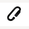 Notglied 4 mm schwarz extra lang