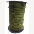 Elastische Kordel auf Rolle 4mm olivgrün