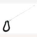 Aufhängekabel 1 mm Edelstahl - mit 2 Schlaufen und Karabiner