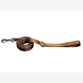 Flache Hundeleine braun 5 Meter