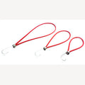 Spanngummi 5mm rot mit 1 Edelstahlhaken
