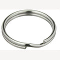 Schlüsselanhänger Edelstahl 10 mm 10 Stück