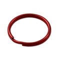 Schlüsselanhänger rot 25 mm 10 Stück