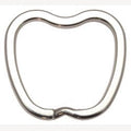 Schlüsselanhänger Apfelform 32 mm 50 Stück