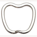 Schlüsselanhänger Apfelform 32 mm 50 Stück