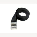 Zurrgurt 25 mm schwarz 1,5 Meter mit Edelstahl-Klemmverschluss