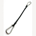 Verzinkter Spanngummi 30 cm mit Karabiner