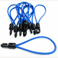 Spanngummis 4mm blau 200-380mm mit Kunststoffhaken