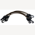 Spanngummis braun 320-550mm mit 2 Kunststoffhaken