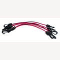 Spanngummis fuchsia/blau 320-550mm mit 2 Kunststoffhaken