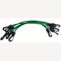 Spanngummis grün 320-550mm mit 2 Kunststoffhaken